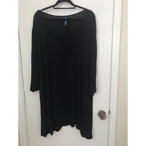 Black tunic top, 3XL